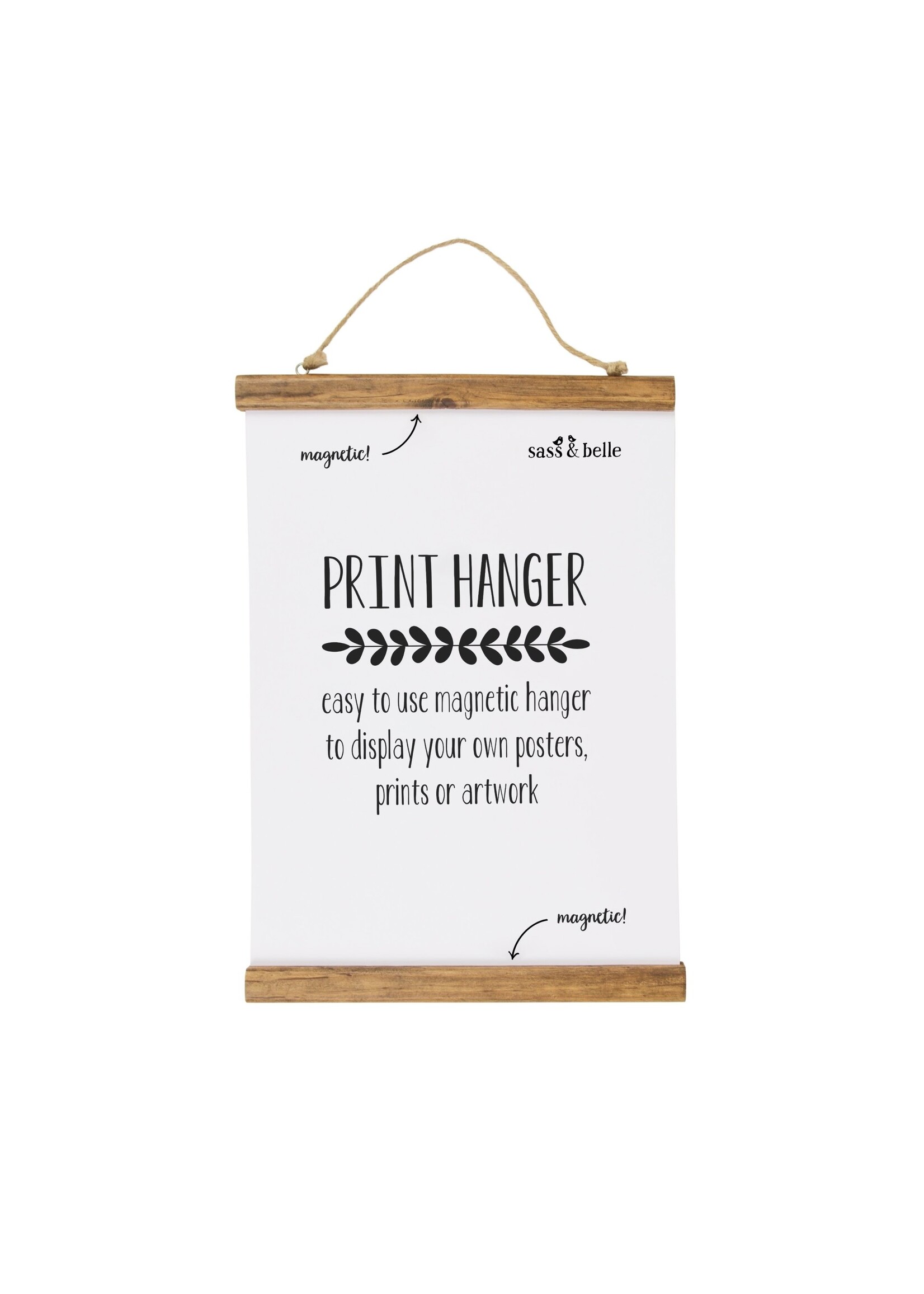 Sass & Belle Print Hanger Small
