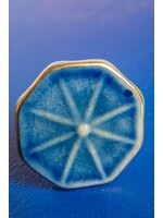 Ian Snow Blue Octagonal Knob