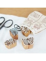 Paper High Wooden Blocks Animal 4 pack stamps