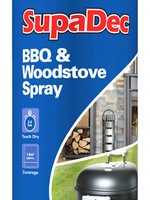 SupaDec SupaDec BBQ & Woodstove Spray Black 400ml