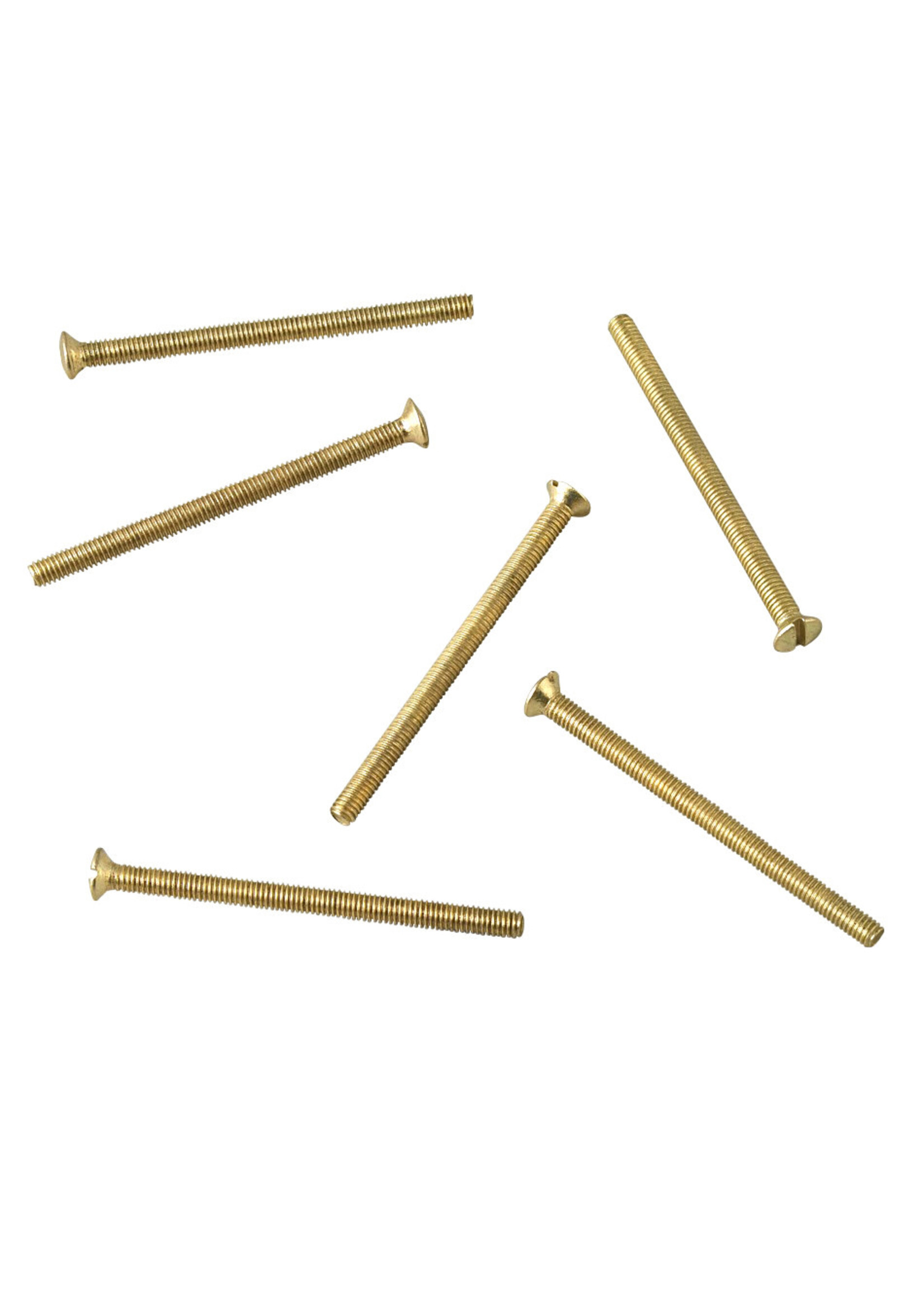 SupaFix Socket / Switch Plate Screws 30mm x M3.5 Brass x 1