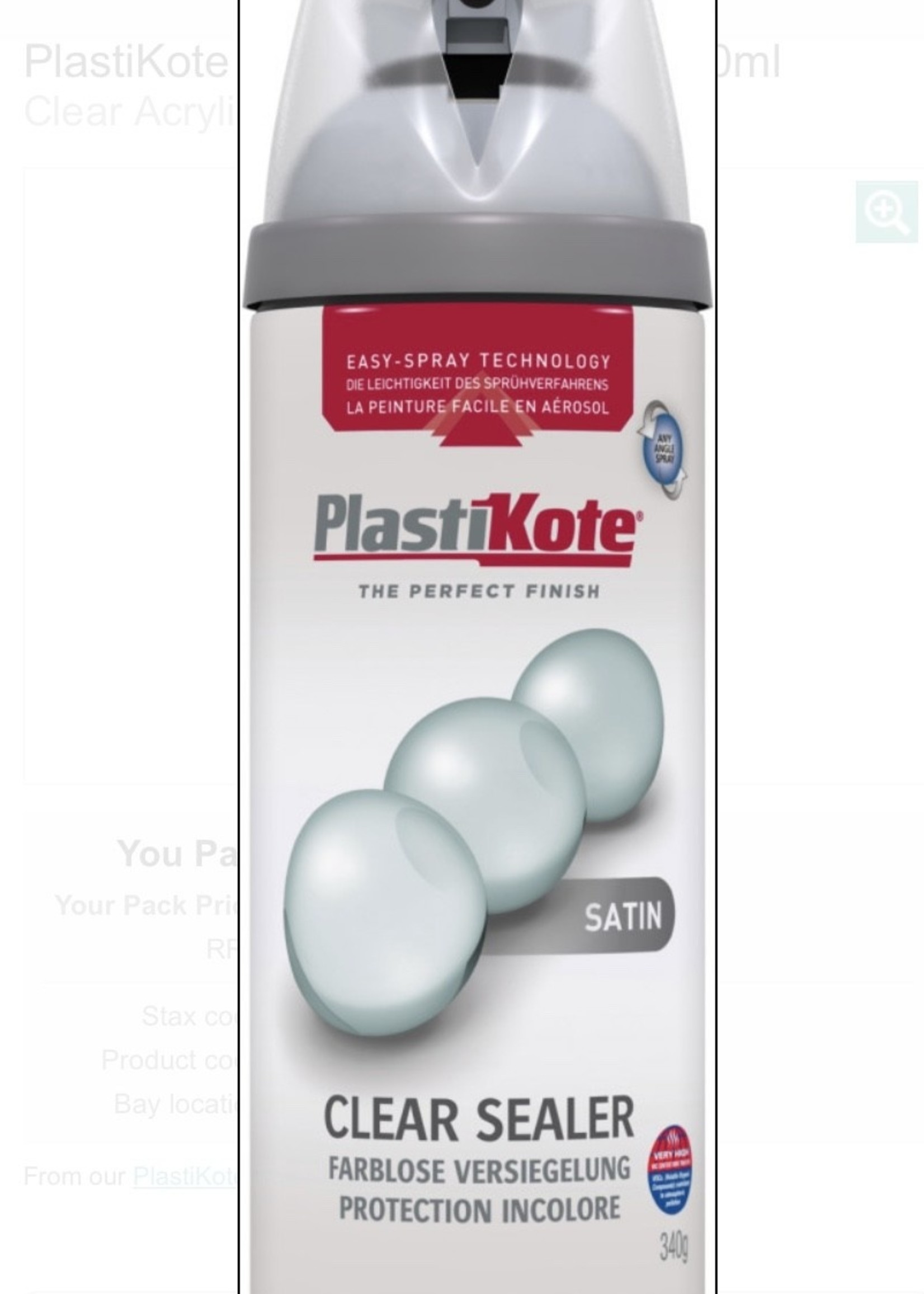 Plasti-Kote Plasti-kote 400ml Spray Paint