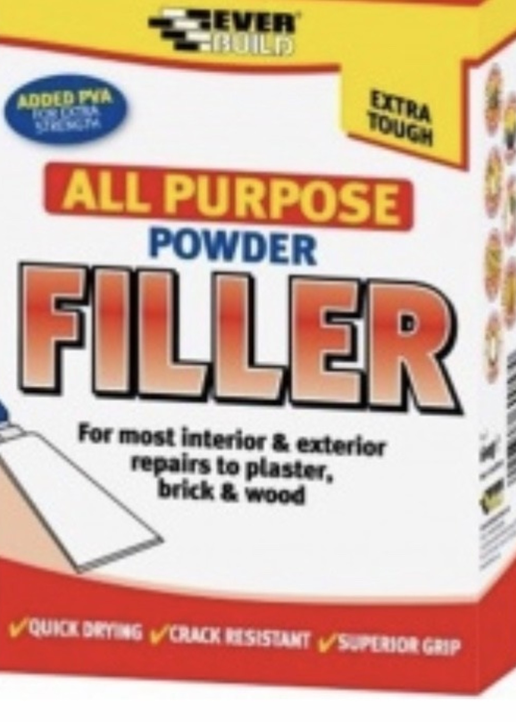 Everbuild Products Everbuild Powder Filler 450gm