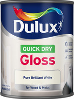 Dulux (Akzo Nobel) Dulux Quick Dry Gloss 750ml Pure Brilliant White