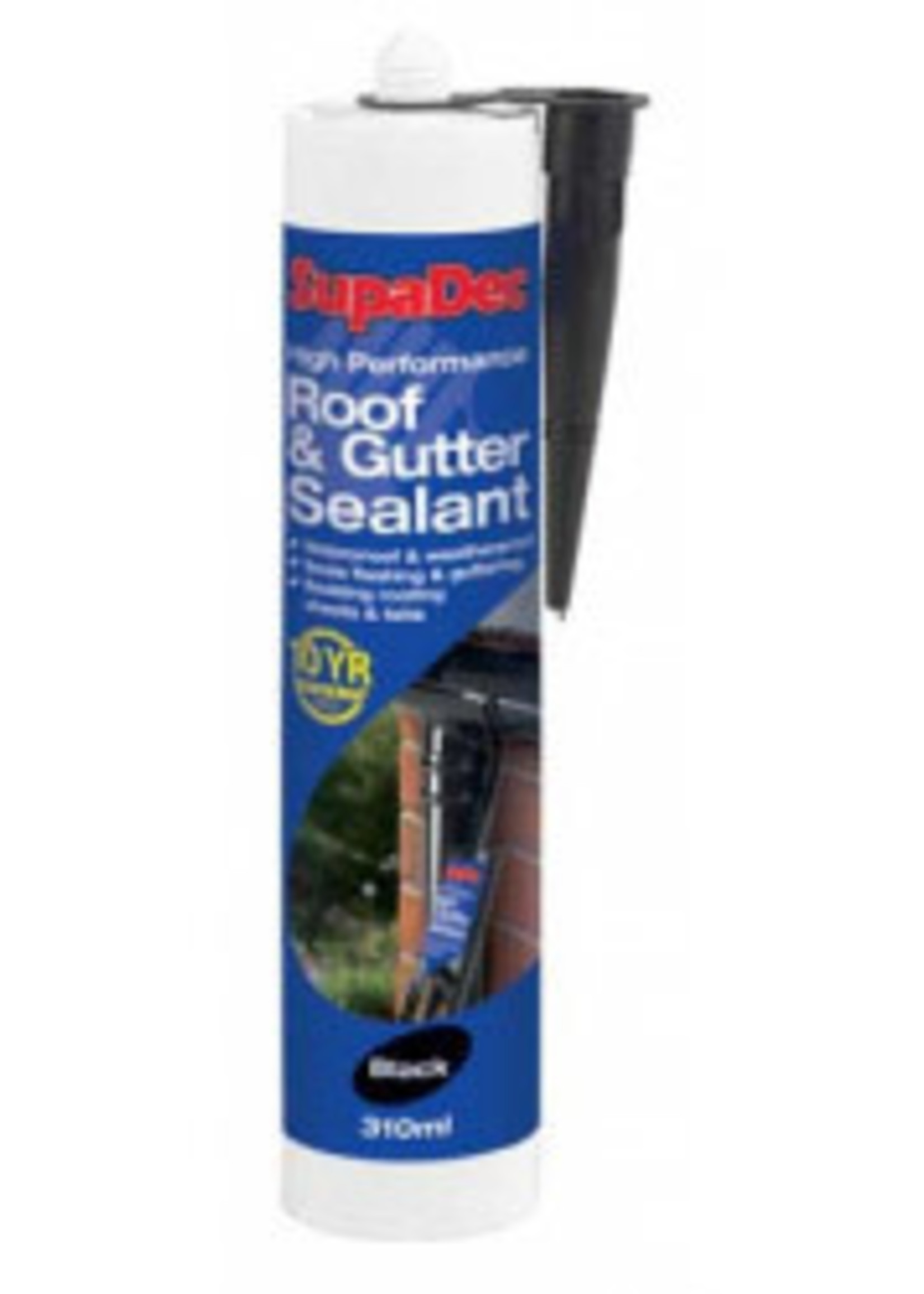 SupaDec SupaDec Roof & Gutter Sealant 300ml Black