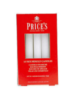 Price's Candles Price's Candles Household Candles 10 Pack White