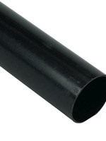 Polypipe Round Downpipe Black (Dia)68mm (L)3m