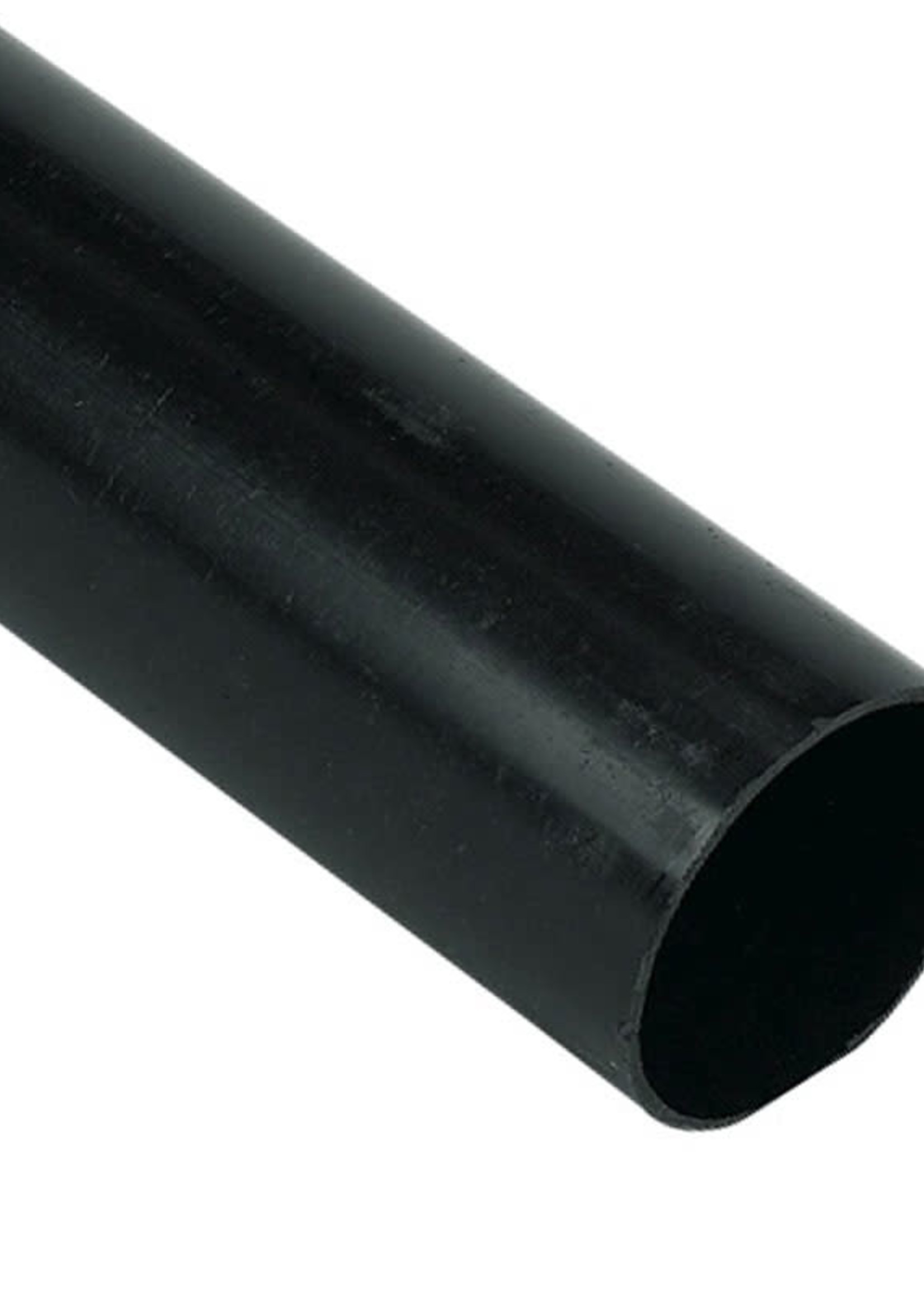 Polypipe Round Downpipe Black (Dia)68mm (L)3m
