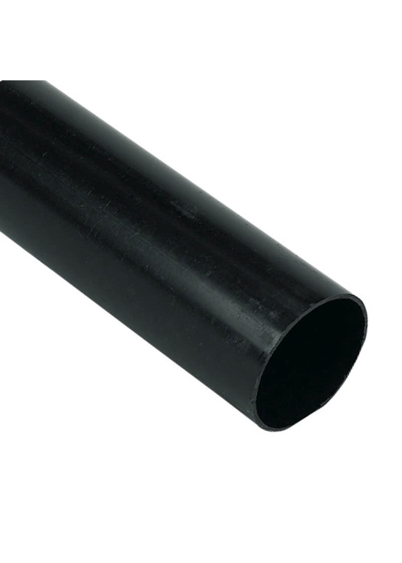 Polypipe Round Downpipe Black (Dia)68mm (L)3m