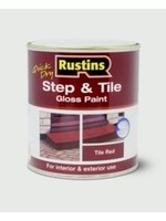 Rustins Rustins Quick Drying Step Tile Red 250ml