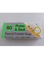 Tidyz Press & Seal Food & Freezer Bags Roll of 60