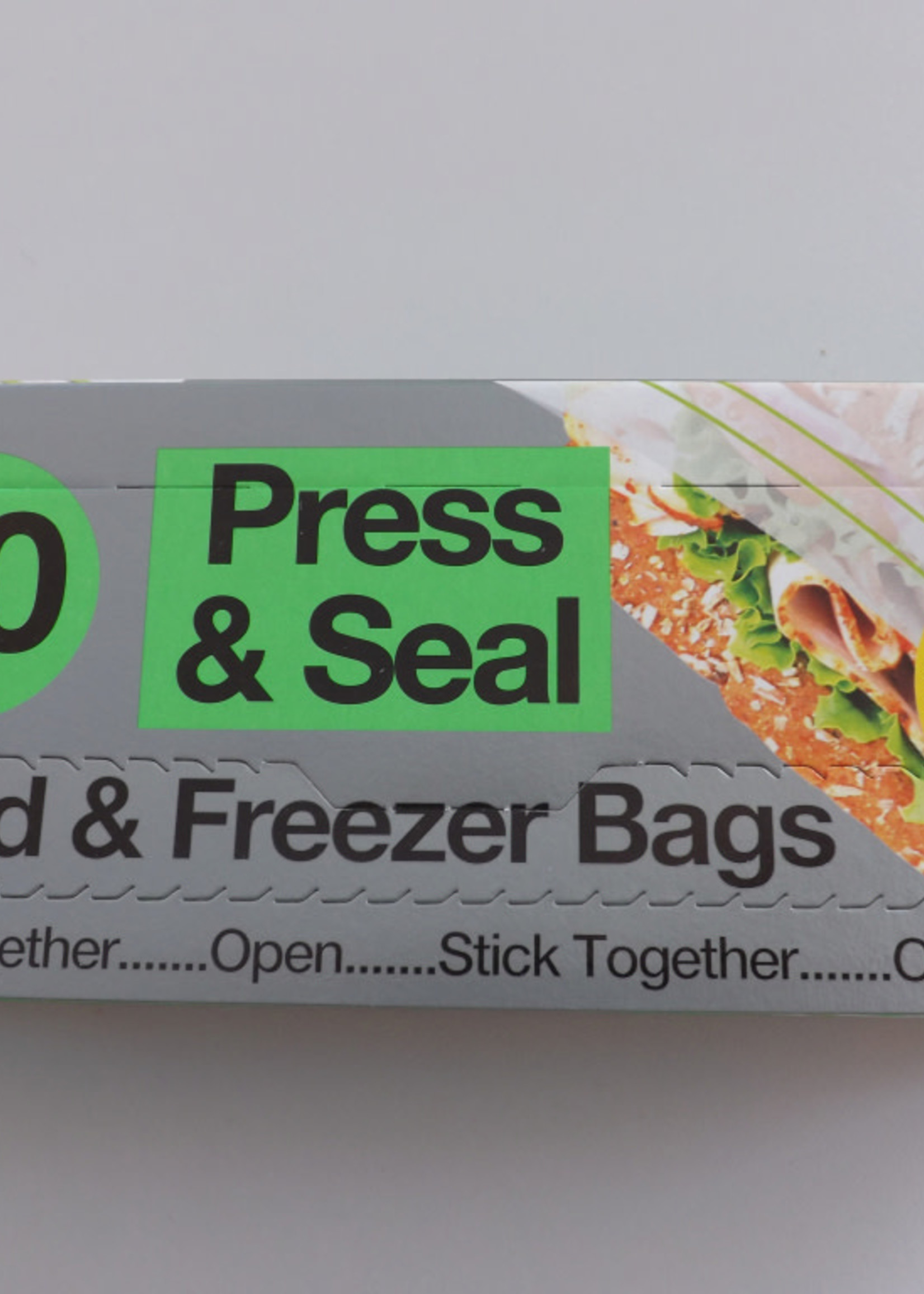 Tidyz Press & Seal Food & Freezer Bags Roll of 60