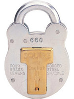 Squire Squire 4-Lever Galvanised Steel - Old English Padlock