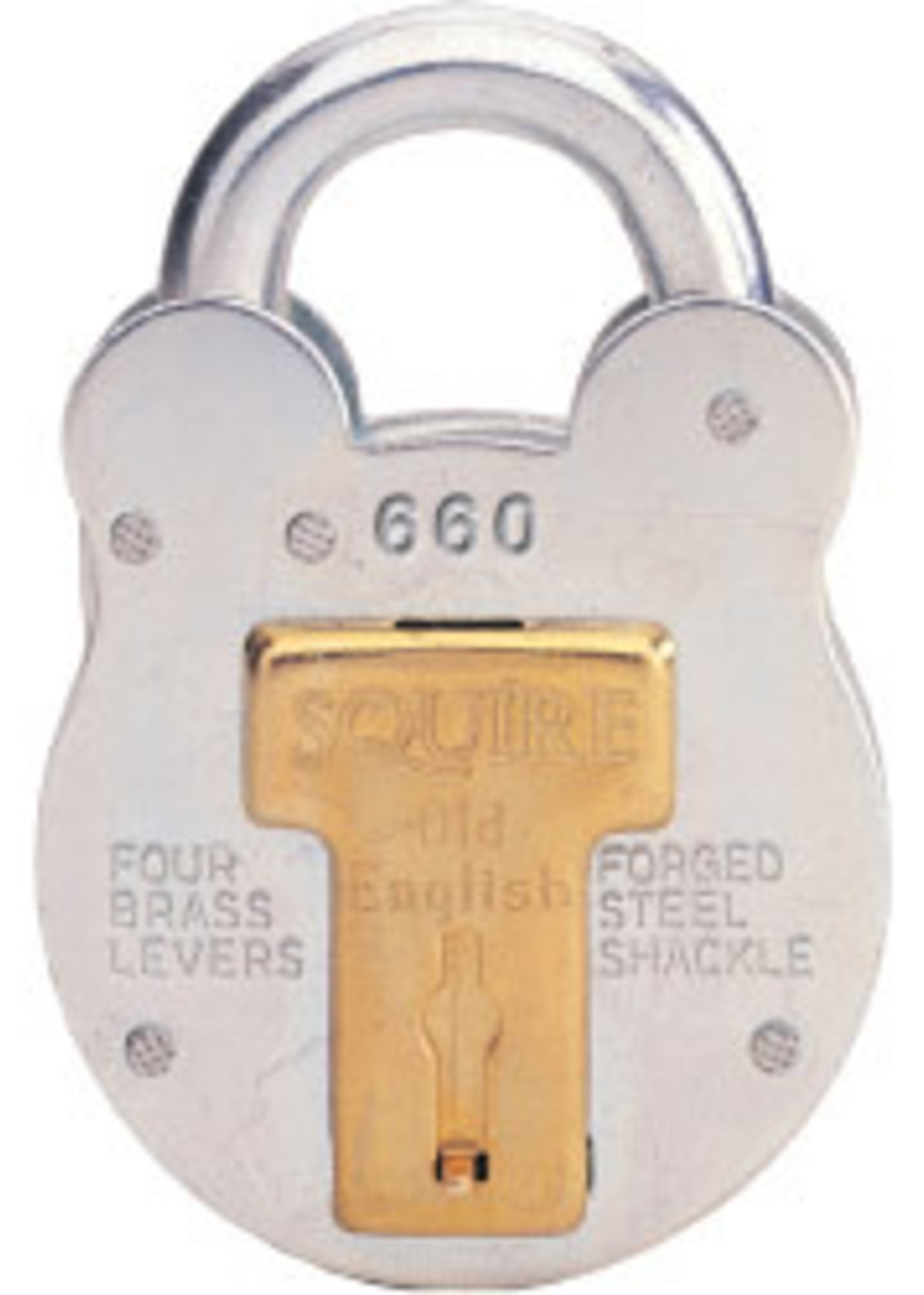 Squire Squire 4-Lever Galvanised Steel - Old English Padlock