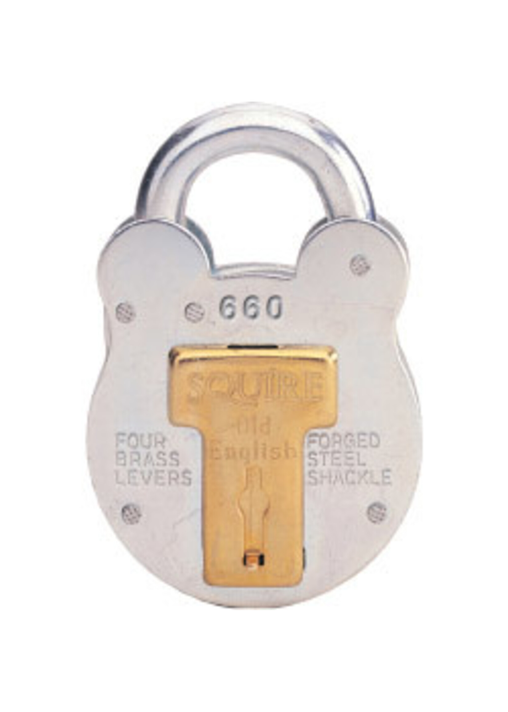 Squire Squire 4-Lever Galvanised Steel - Old English Padlock