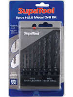 SupaTool SupaTool HSS Metal Drill Bit Set 8 Pieces