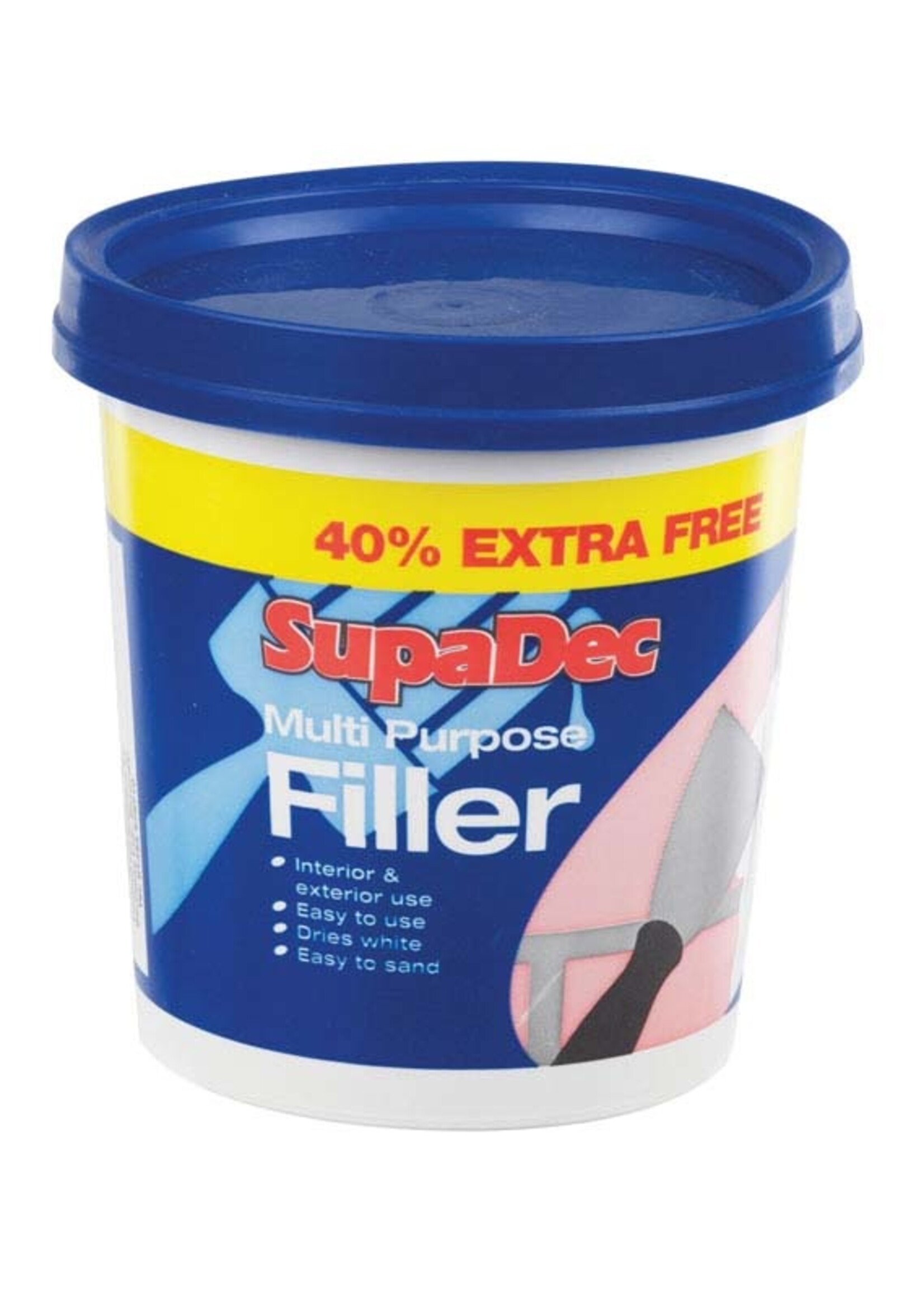 SupaDec Multi Purpose Ready Mixed Filler 600g Plus 40% Free