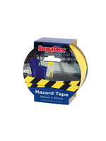 SupaDec SupaDec Hazard Tape Yellow / Black 50mm x 33mtr