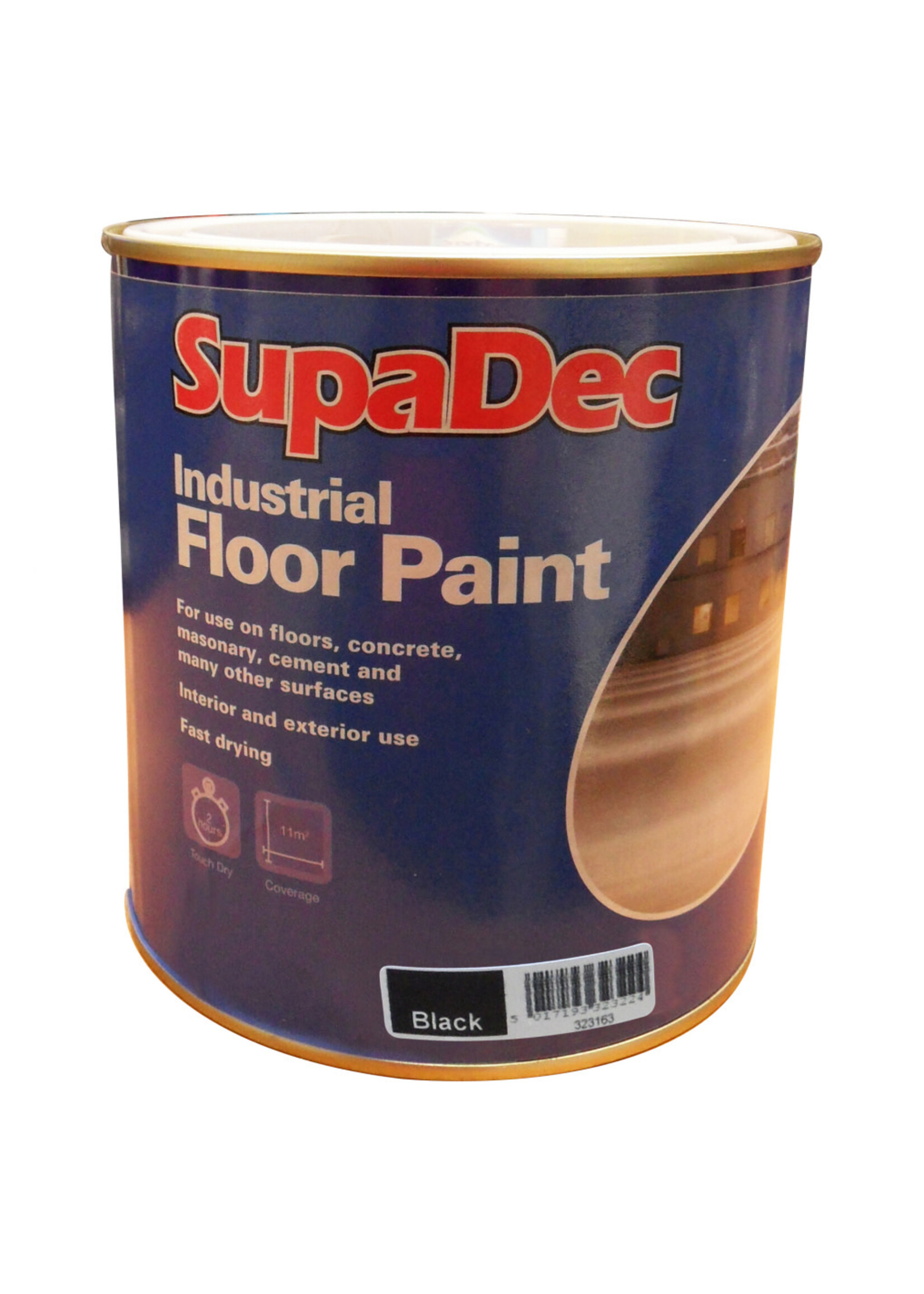 SupaDec SupaDec Industrial Floor Paint 1L Black