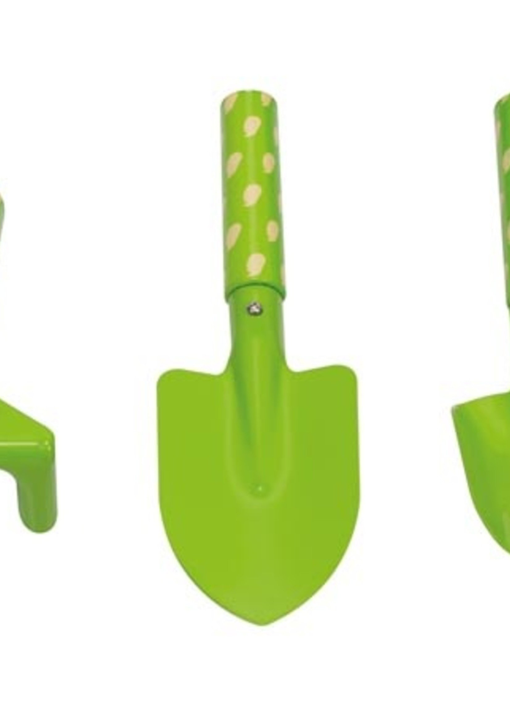 Steel set 3 garden tools small/ child set blue or green