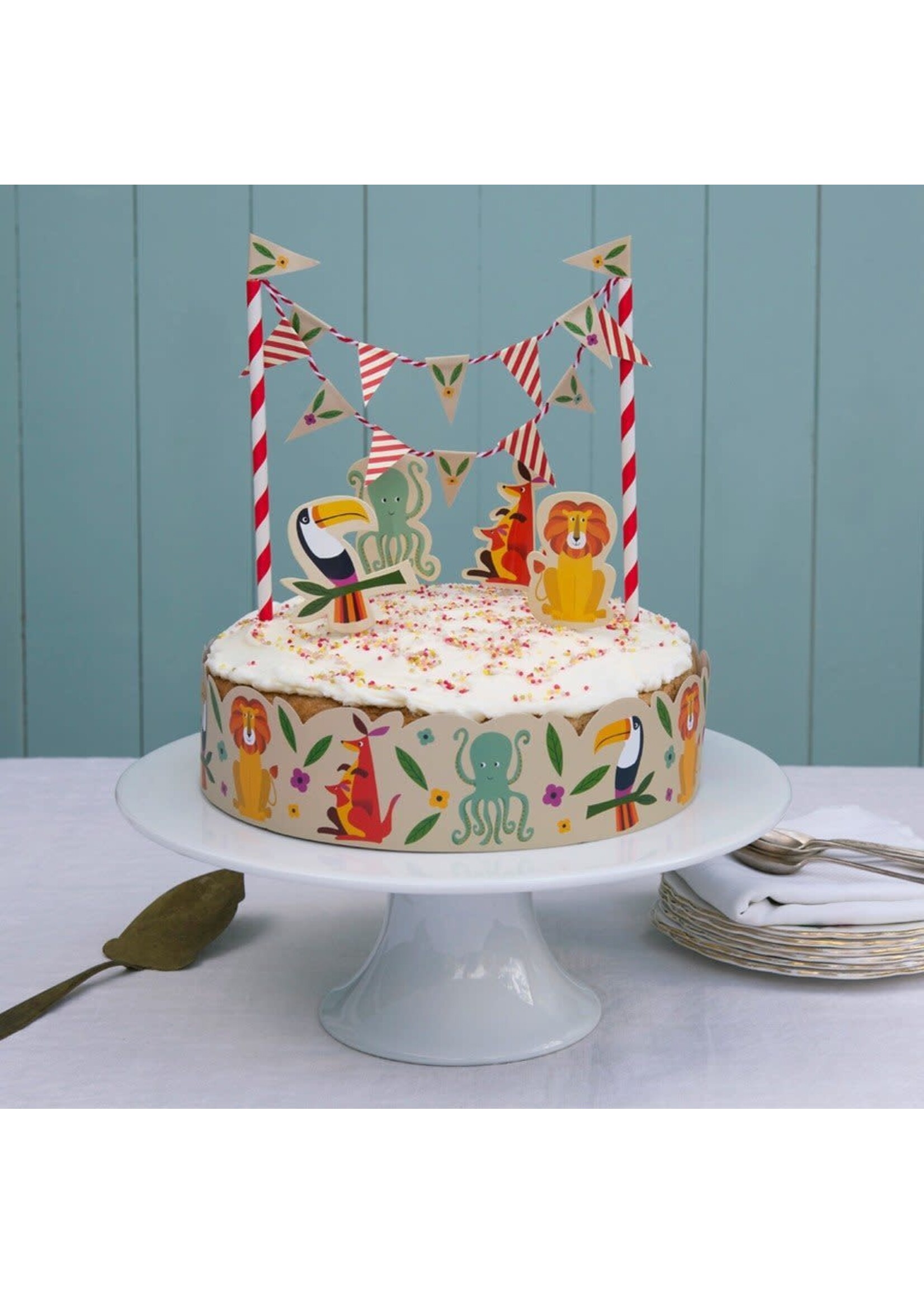 Rex Cake BuntingColourful Creatures