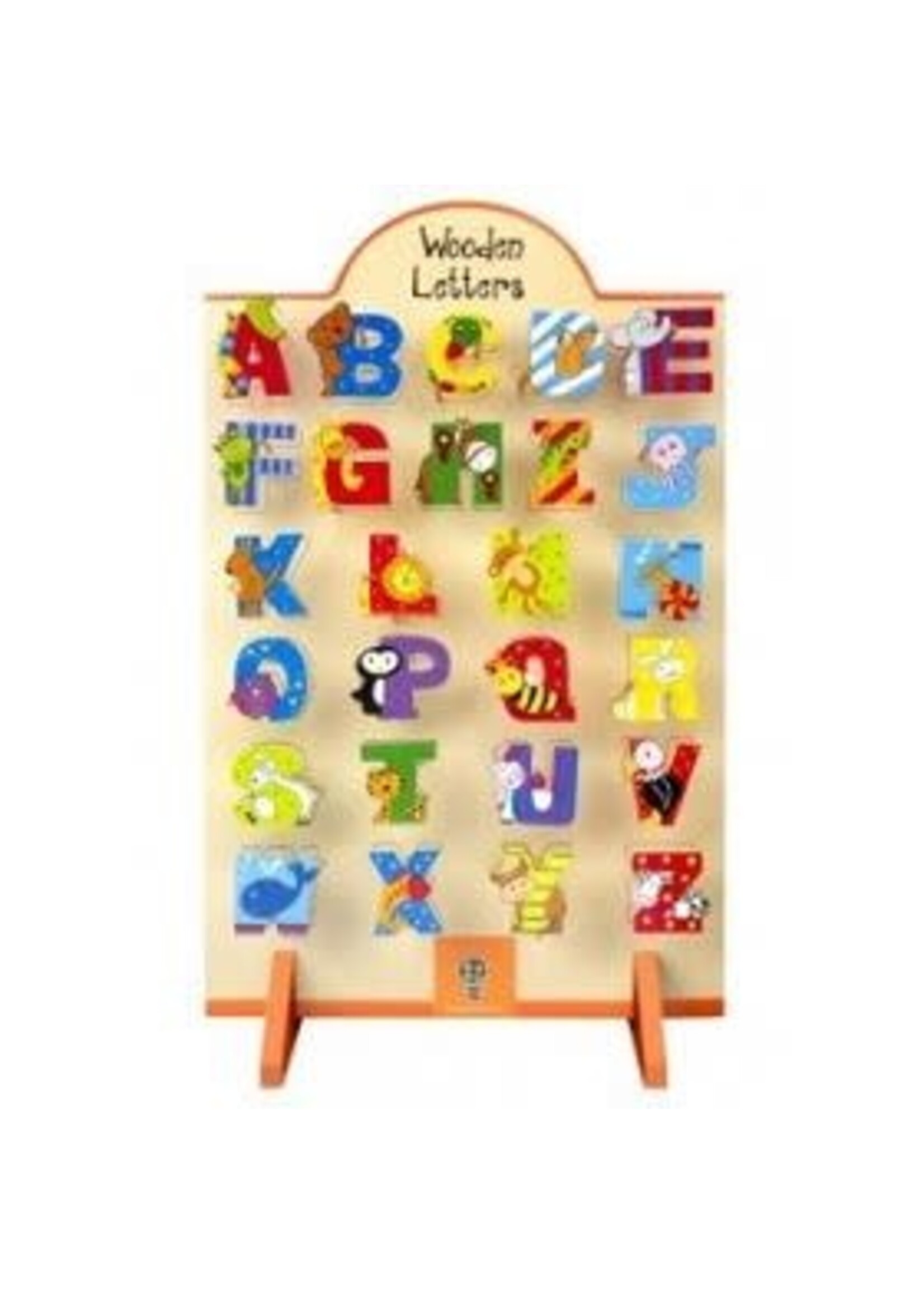 Orange Tree Letters  Painted Wood