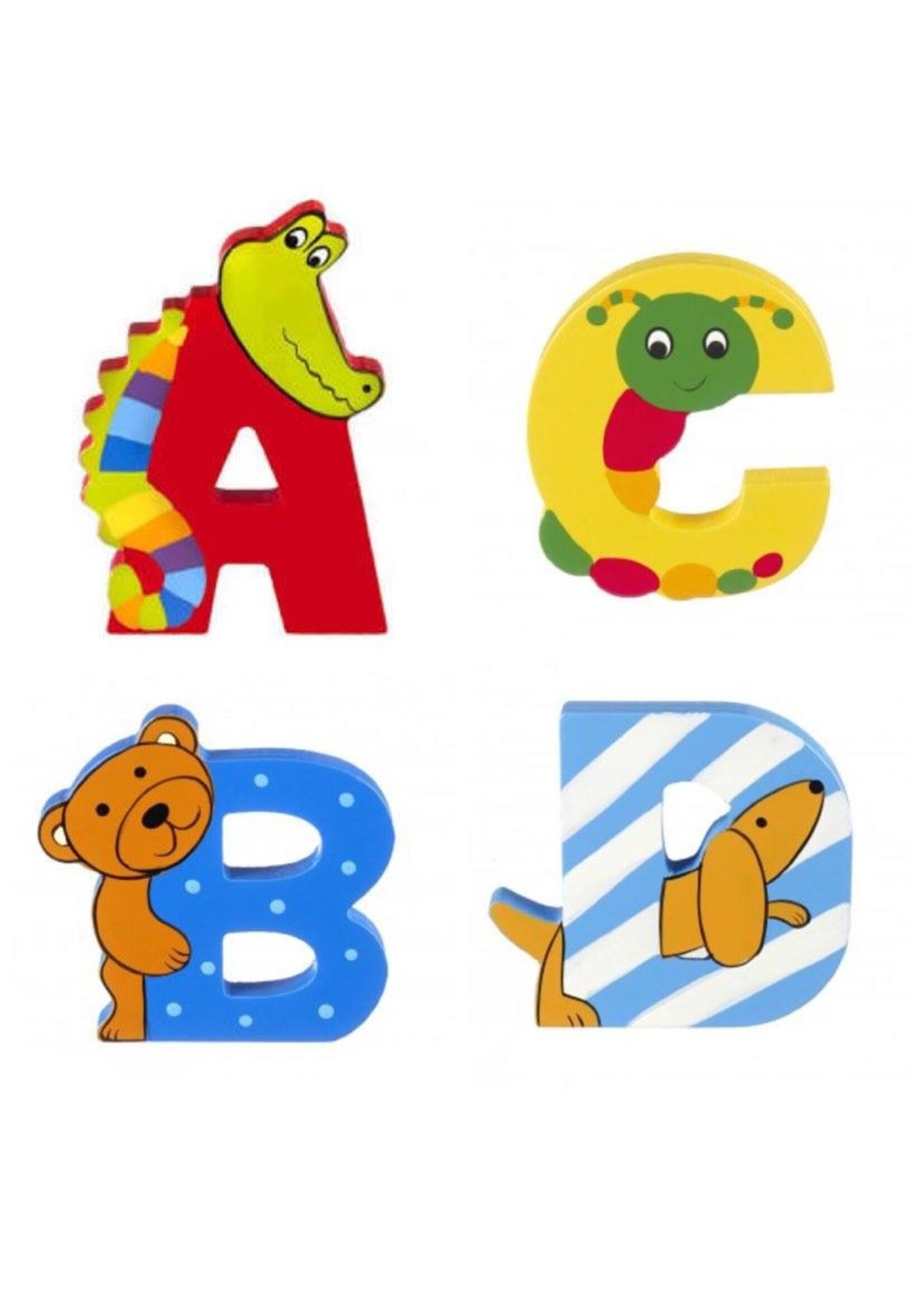 Orange Tree Letters  Painted Wood