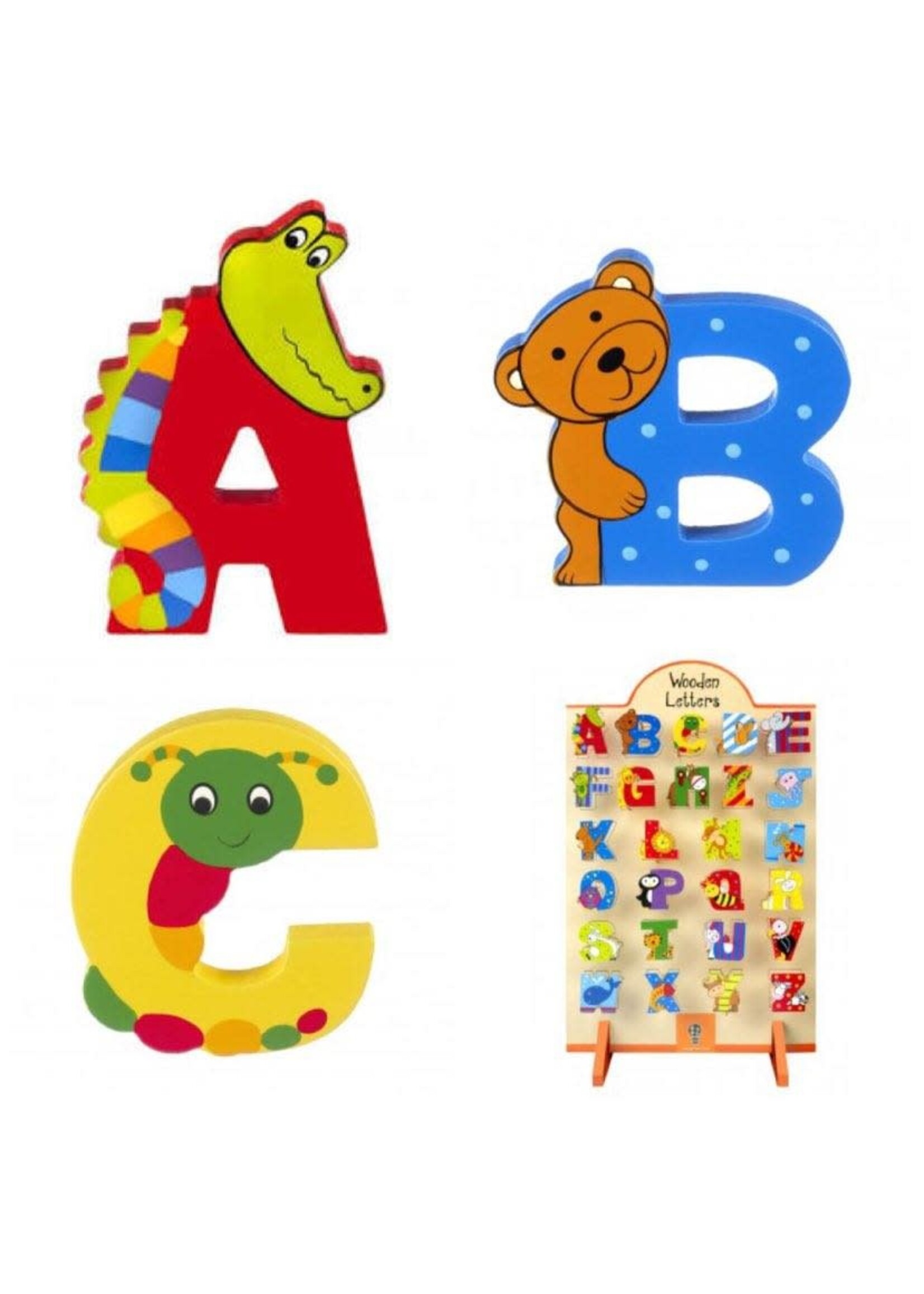 Orange Tree Letters  Painted Wood