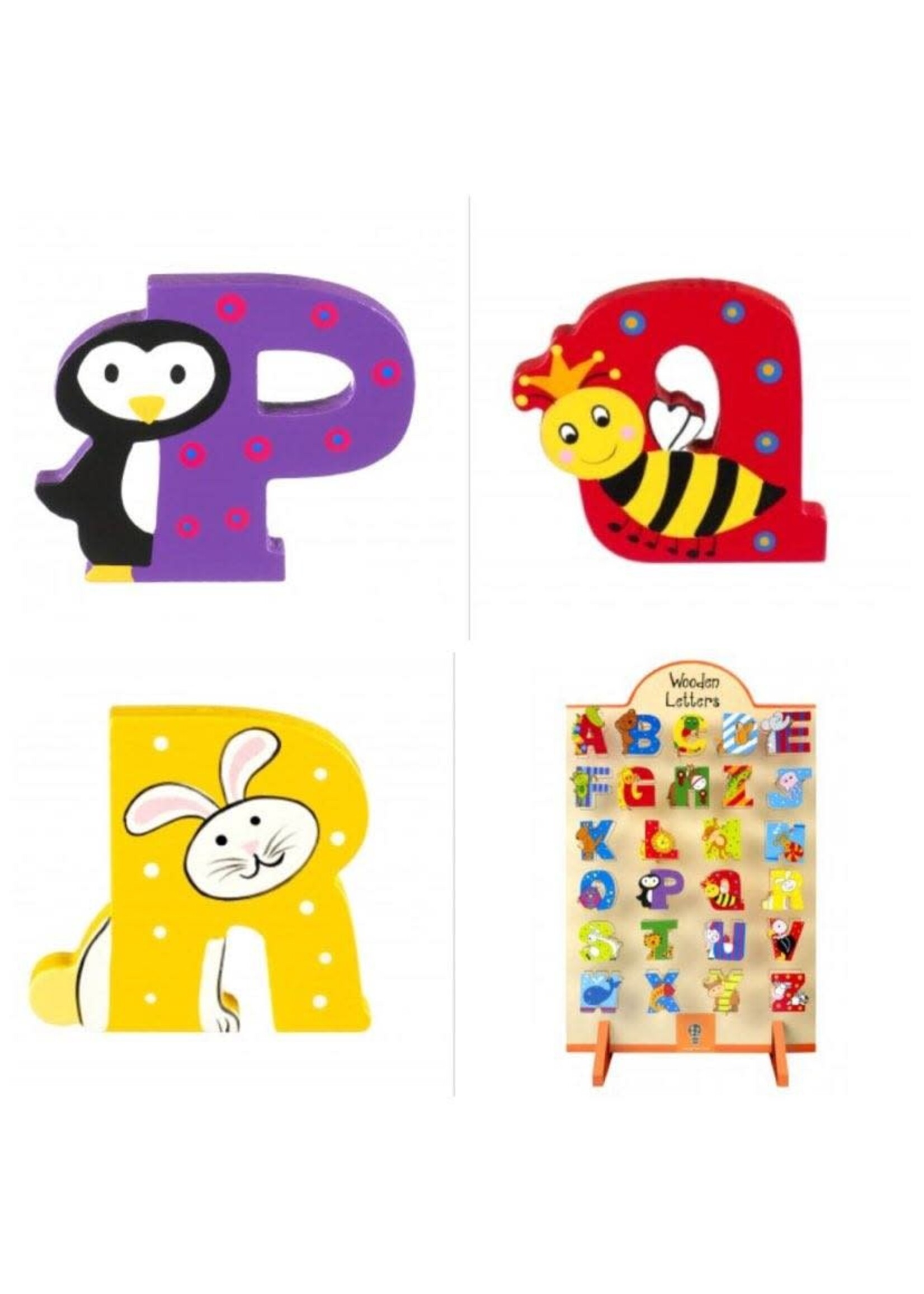 Orange Tree Letters  Painted Wood