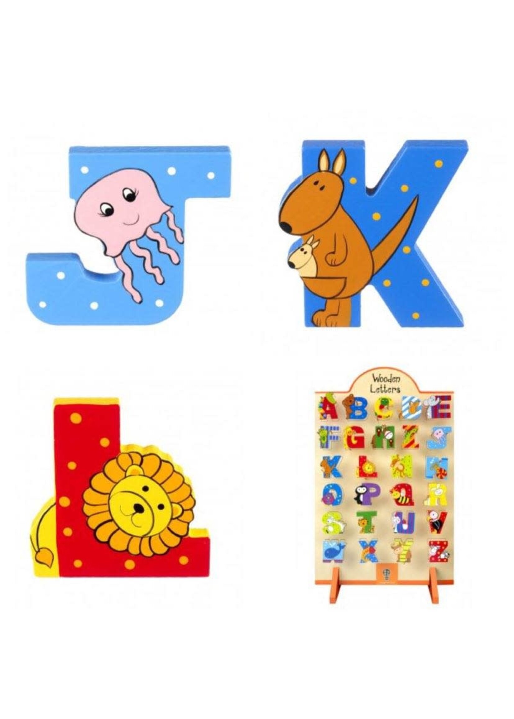 Orange Tree Letters  Painted Wood