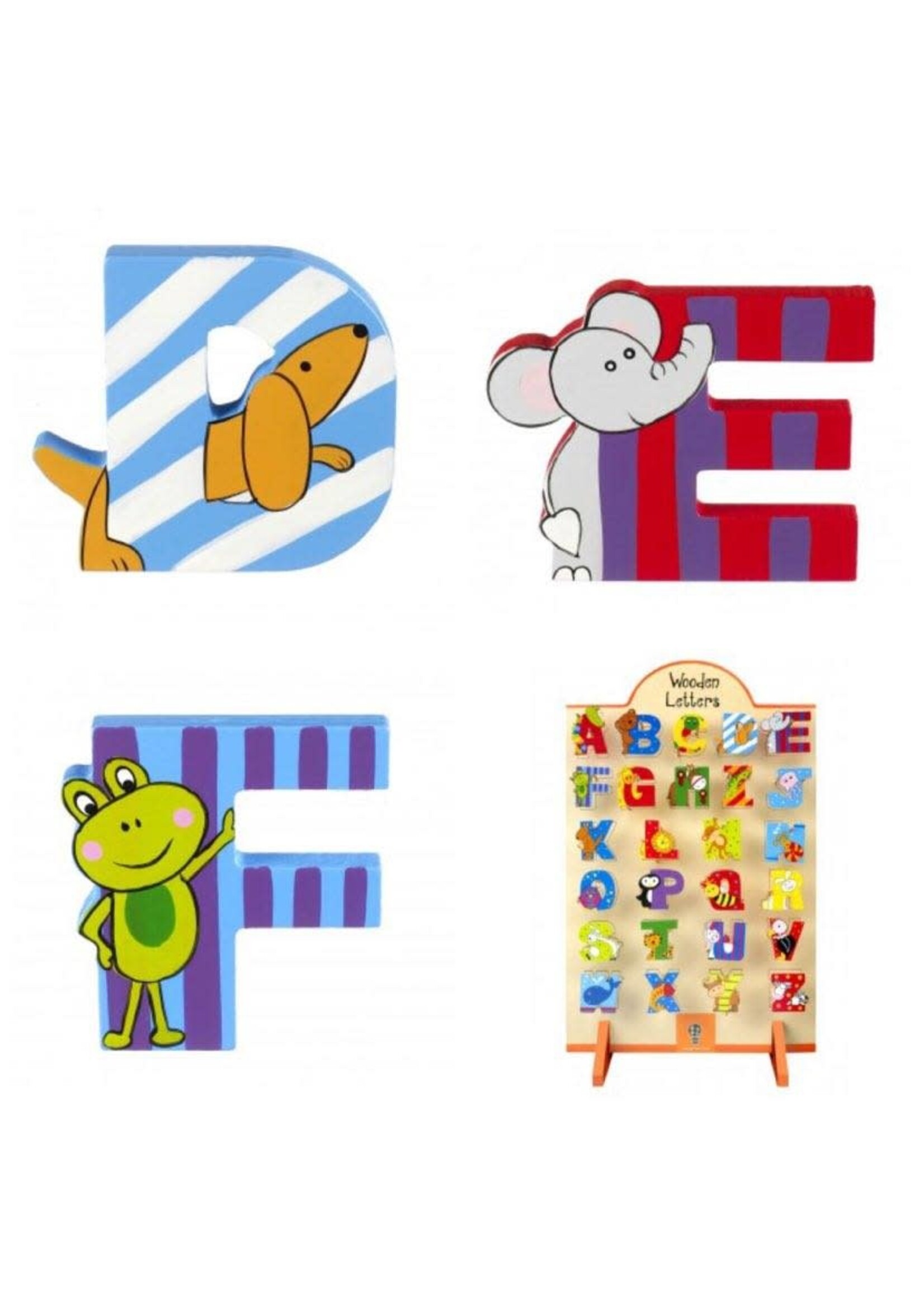 Orange Tree Letters  Painted Wood