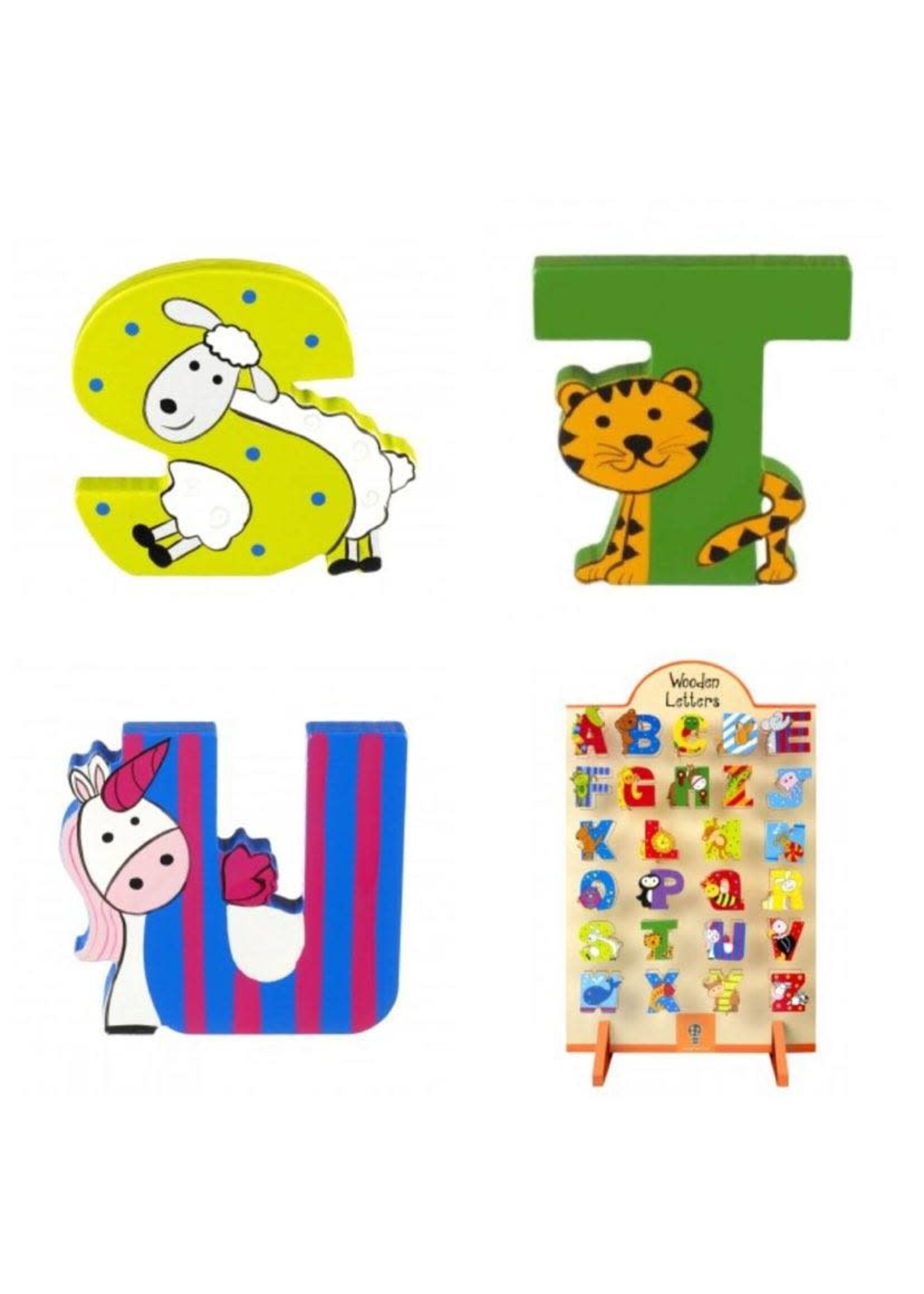 Orange Tree Letters  Painted Wood