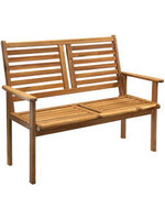 Napoli Bench - 2 Seater Wooden Bench in Acacia Hardwood.