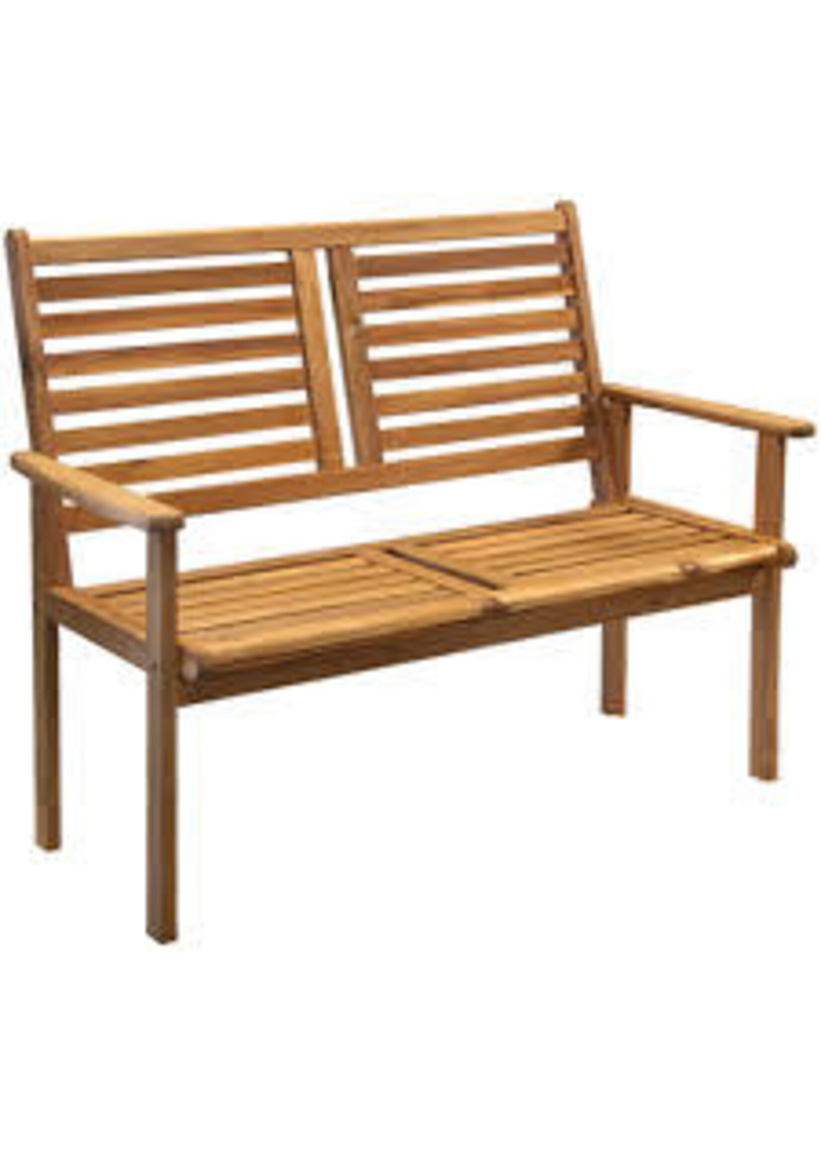 Napoli Bench - 2 Seater Wooden Bench in Acacia Hardwood.