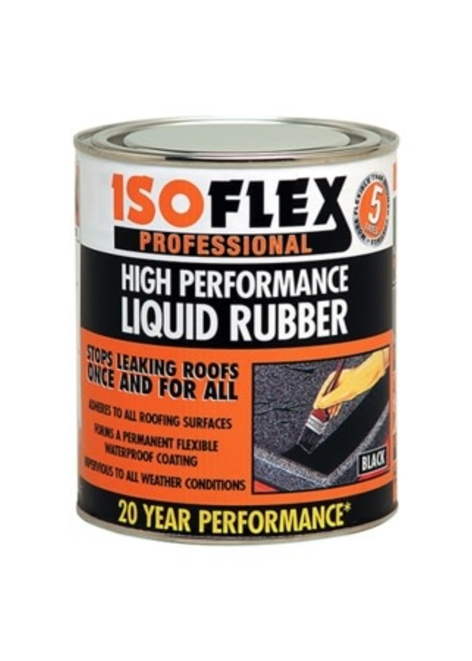 Isoflex Isoflex Liquid Rubber Black  2.1lt