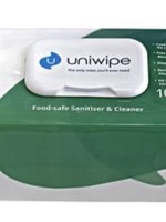 Uniwipe - Wipes 100 Catering Food Safe Saniters & Cleaning