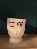 Doll Face Black Eye Planter