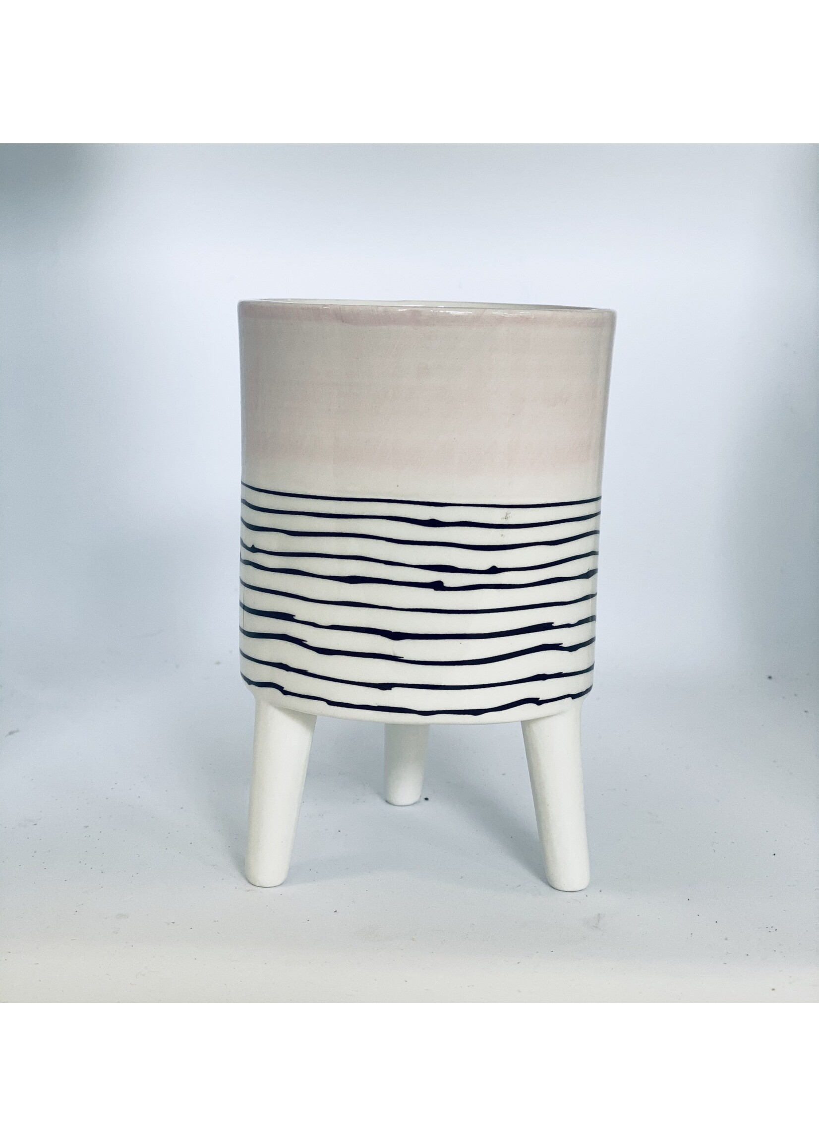 Stripes Across Planter On Legs