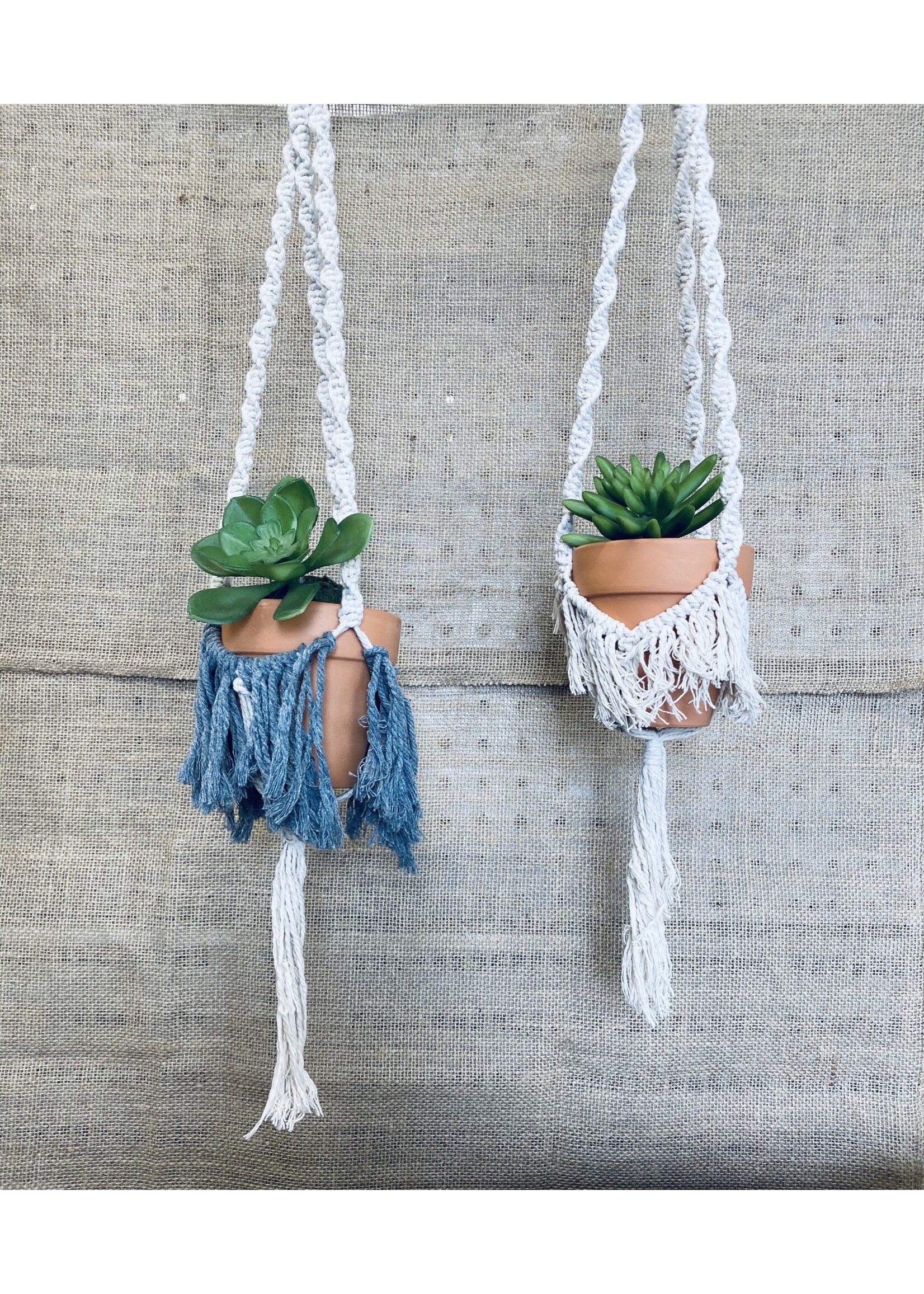 Macrame With Terracotta Pot