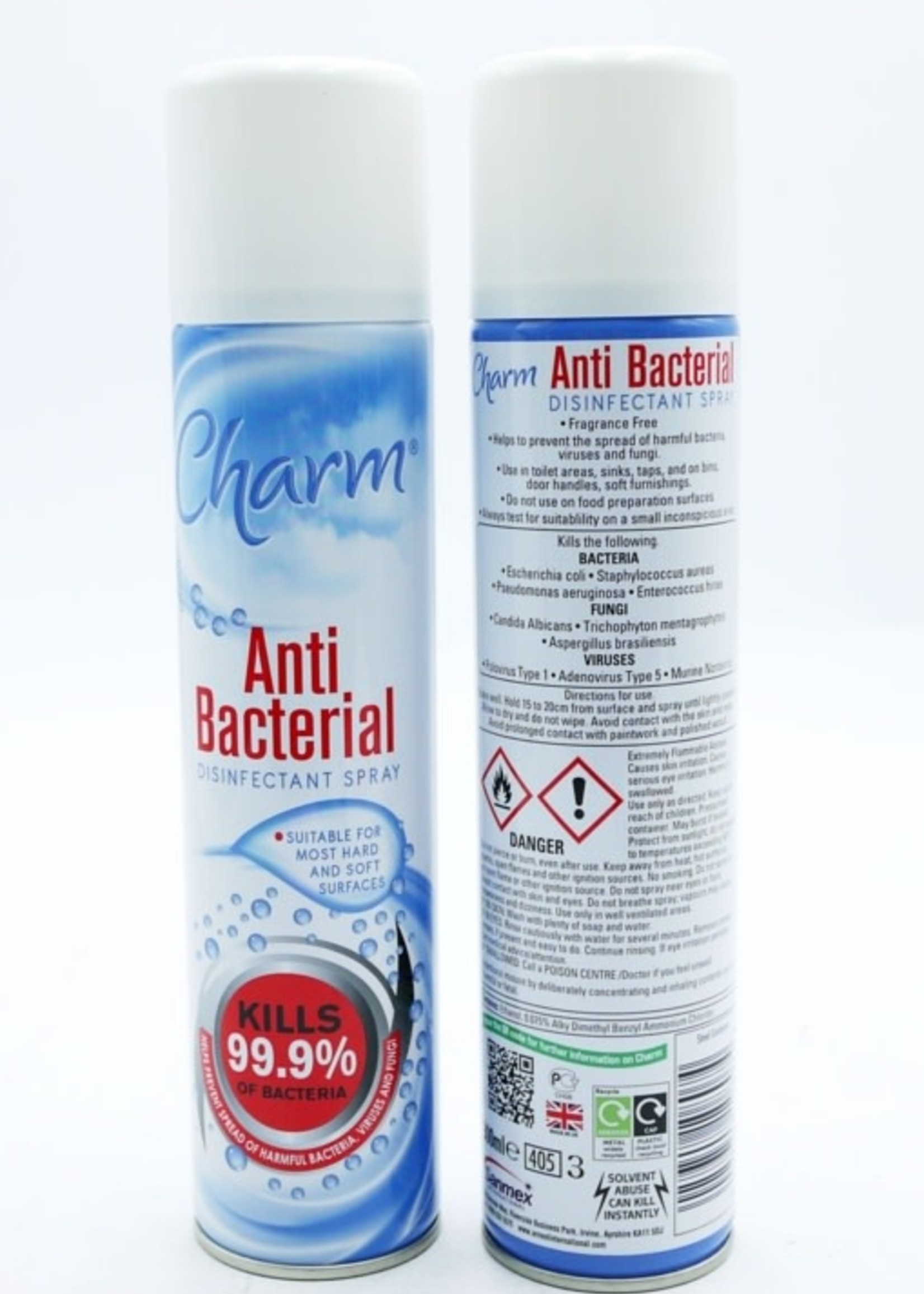 Charm Anti Bacterial Disinfectant Spray 300ml