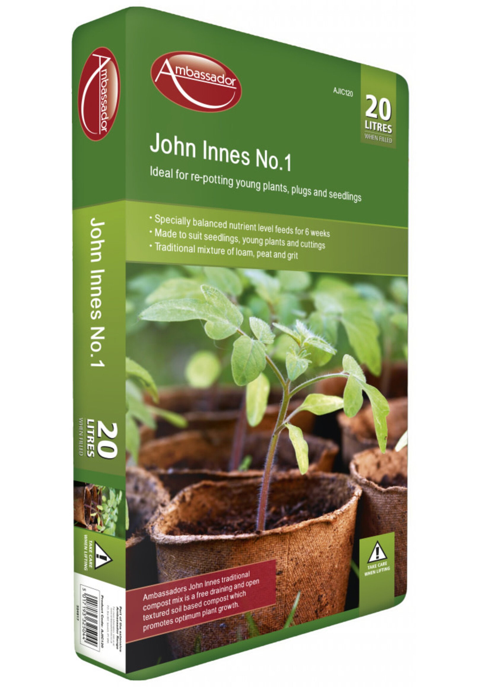Ambassador Ambassador John Innes Compost No1  20L