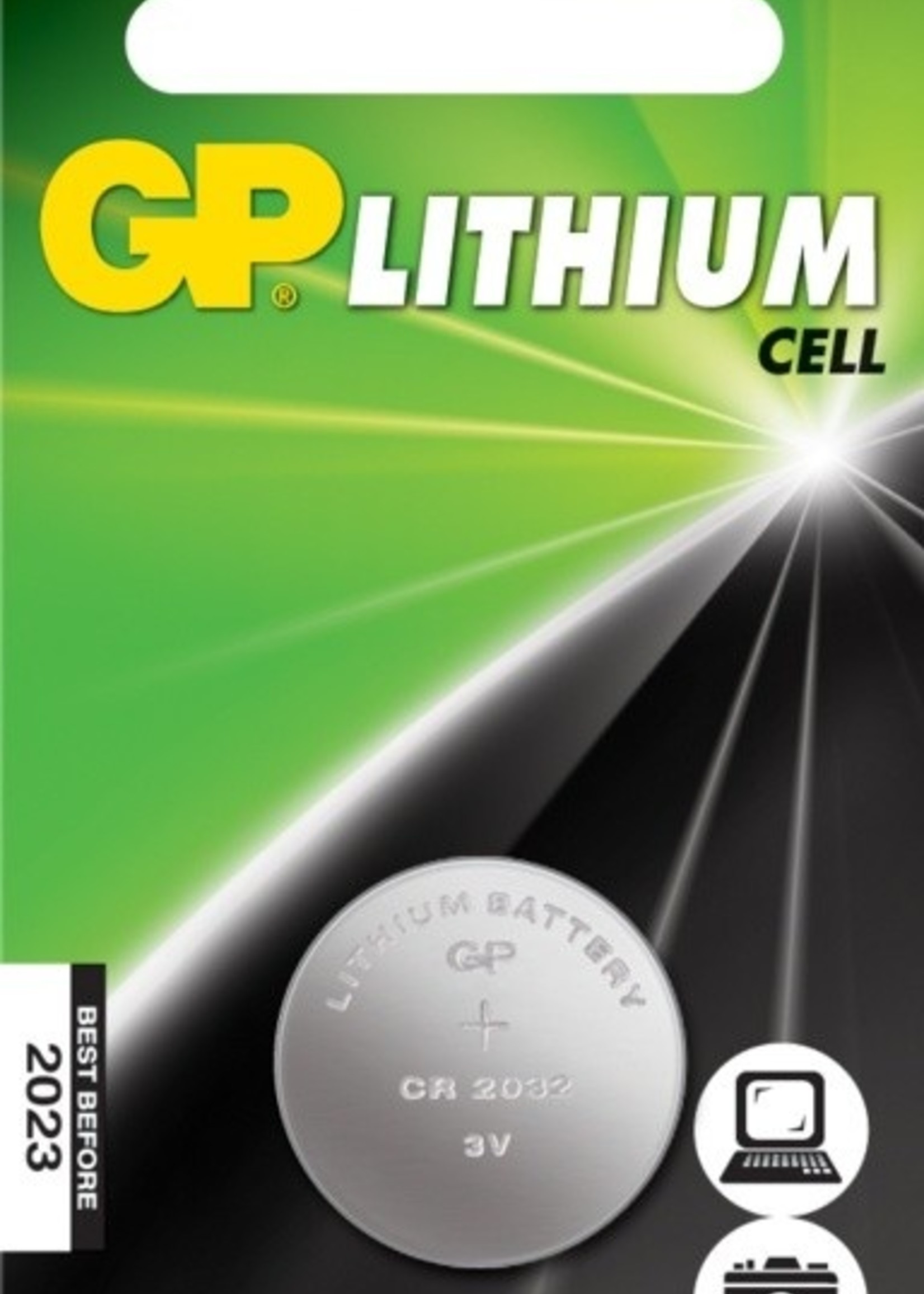 GP GP Lithium Button Cell Battery CR2032