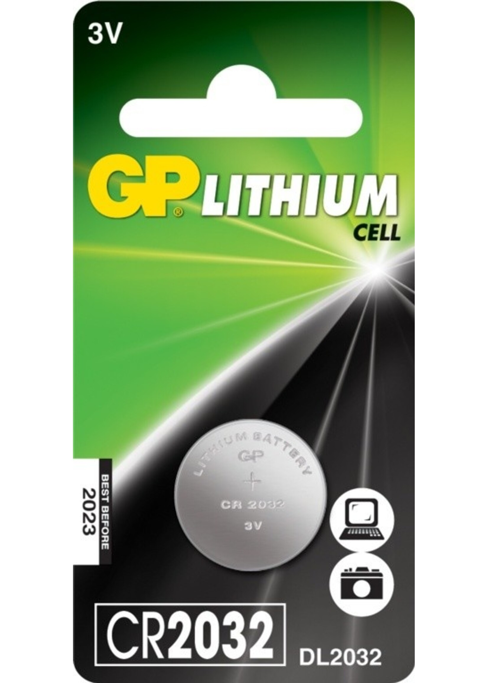 GP GP Lithium Cell Battery CR2032