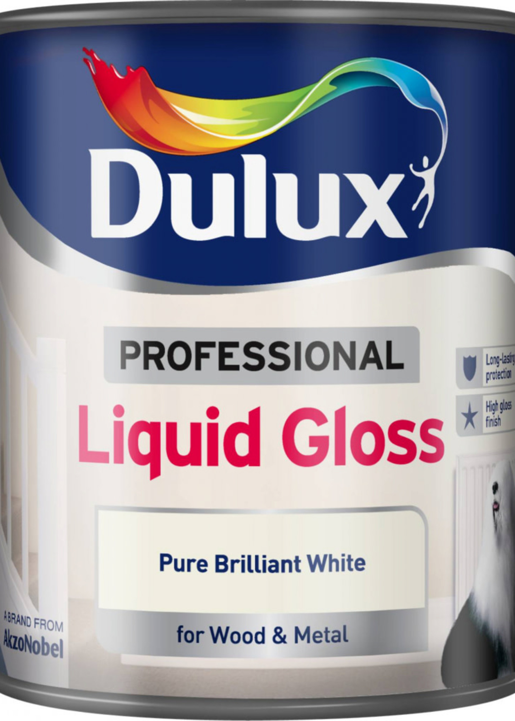 Dulux (Akzo Nobel) Dulux Pure Brilliant White (PBW) 750ml Professional Liquid Gloss