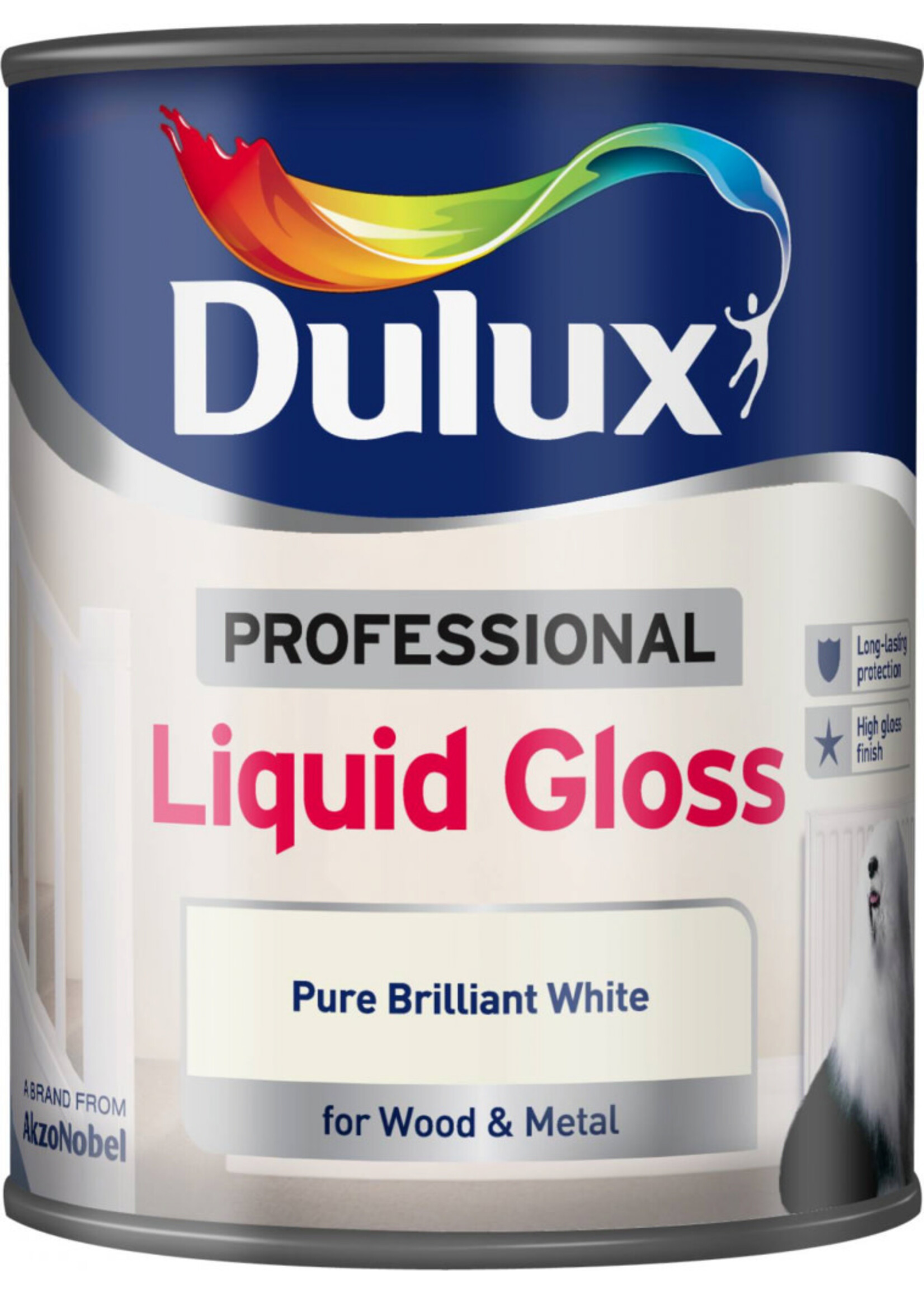 Dulux (Akzo Nobel) Dulux Pure Brilliant White (PBW) 750ml Professional Liquid Gloss