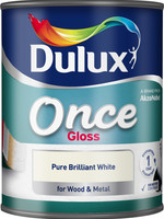 Dulux (Akzo Nobel) Dulux Pure Brilliant White (PBW) 750ml Once Gloss