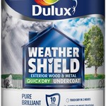 Dulux (Akzo Nobel) Dulux Weathersheild Pure Brilliant White (PBW) 750ml Weathershield Undercoat