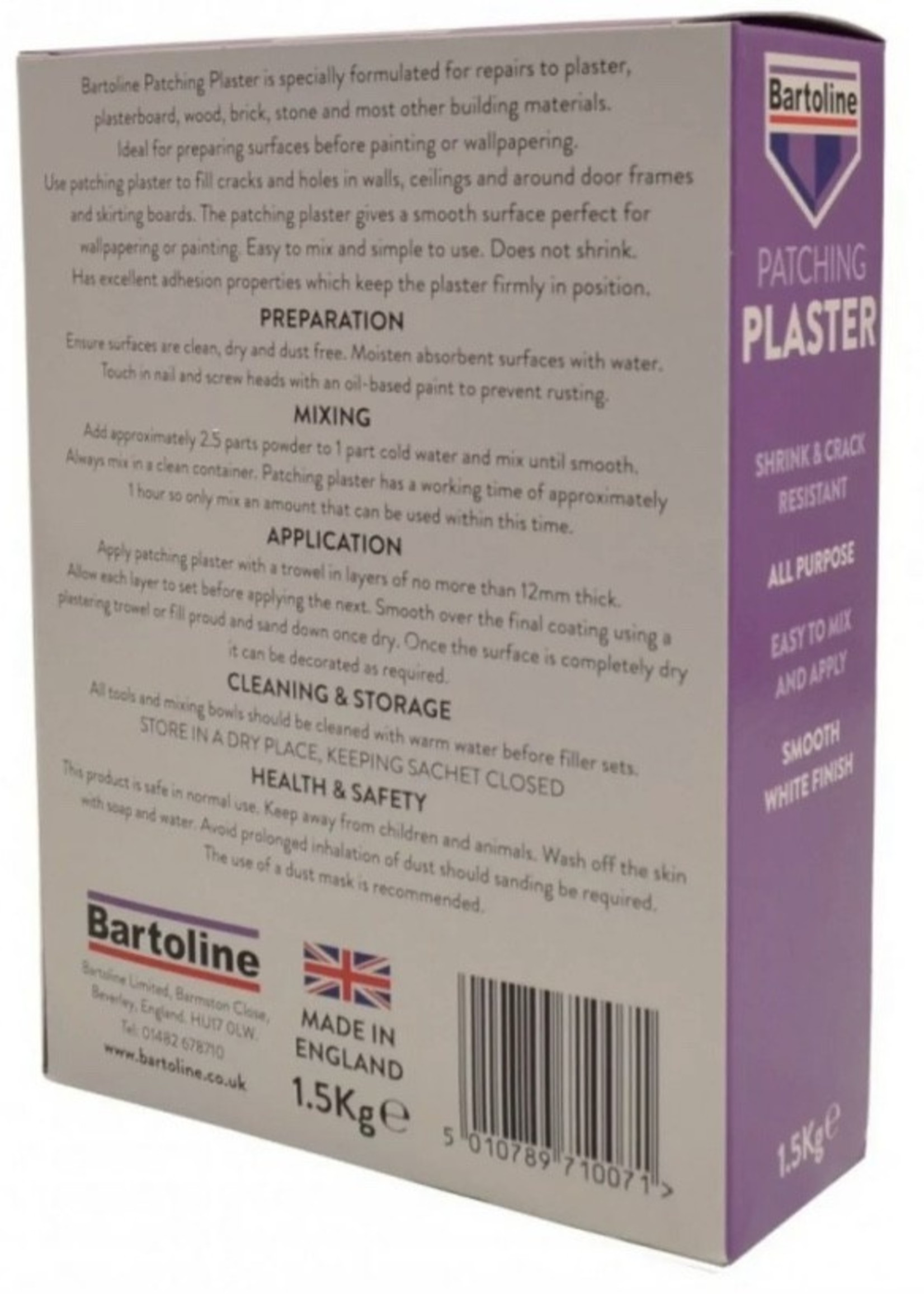 Bartoline Bartoline Patching Plaster 1.5kg