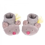 Moulin Roty Grey Mouse Slippers