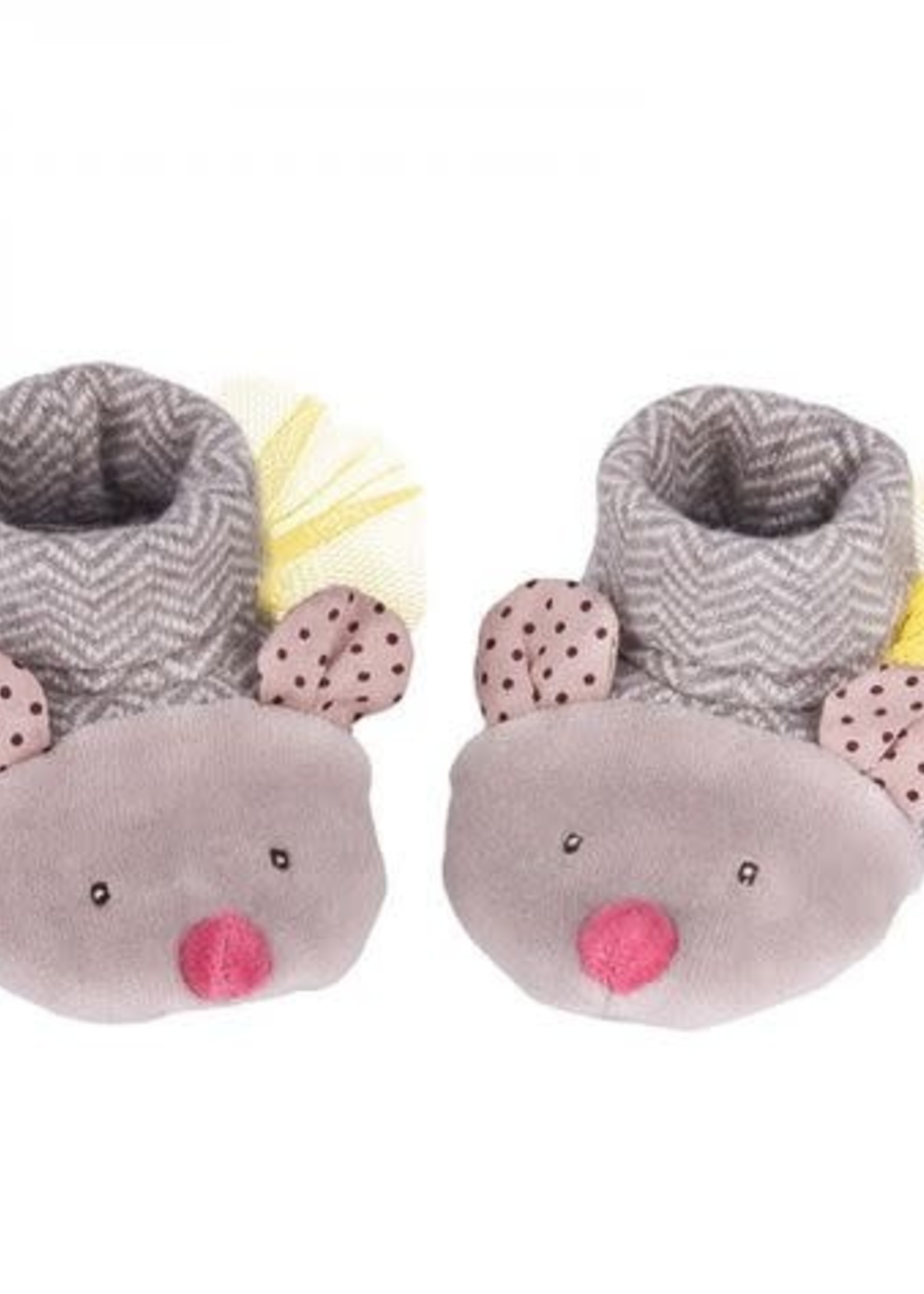 Moulin Roty Grey Mouse Slippers